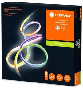 Ledvance - LED RGB Bandă dimmabilă exterior FLEX 5m LED/23W/230V IP44 + Telecomandă