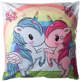 Pernă pentru copii 45x45 cm Unicorn – JAHU collections