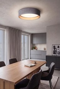 Brilagi-LED Lampă dimabilă VELVET SM. VARI 24W/230V 3000-6500K Ø 45 cm gri/auriu + telecomandă