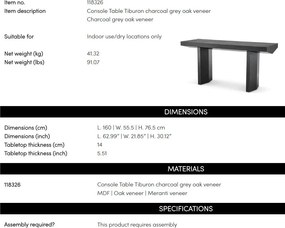 Consola moderna design LUX Tiburon