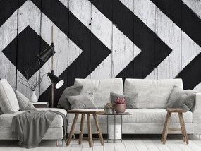 Fototapet - Spațiu alb și negru (152,5x104 cm)