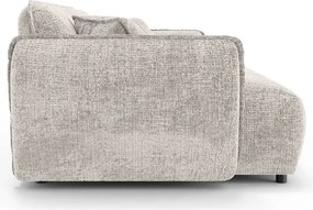 Canapea bej cu tapițerie din chenille 250 cm Nelia Big – Ropez