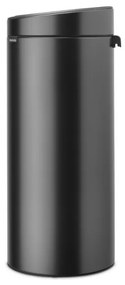 Cos de gunoi Brabantia Touch Bin New 1008860, 30 L, Inchidere silentioasa si lina, Gri inchis