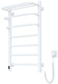 Radiator electric pentru baie FORTIS cu termostat, 350 W/230 V, 80,6 cm, IP44, alb, montaj pe partea dreaptă