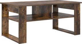vidaXL Masă de cafea Stejar fumuriu 96 x 54 x 44 cm Lemn compozit