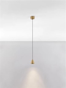 Pendul LED design minimalist IRMOS auriu