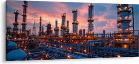 Tablou - Instalație industrială (120x50 cm)