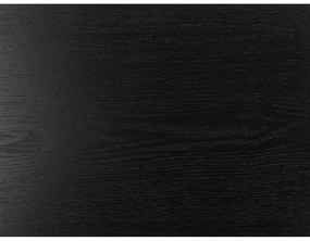 Bibliotecă de perete neagră cu aspect de lemn de frasin 75x91 cm Seaford – Actona