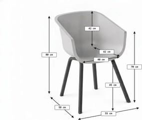 Reducere Scaun de masa HARTMAN AMALIA ELEMENT, galben calitate II