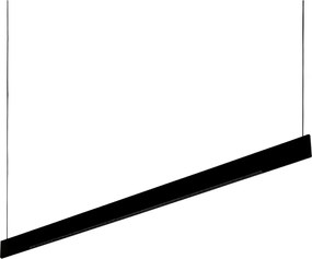 Ideal Lux - Lampă LED suspendată pe cablu DESK ACCENT LED/36W/230V CRI 90 120 cm neagră