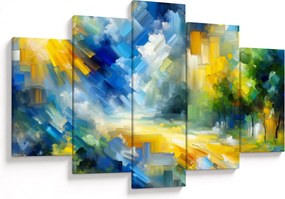 Tablou - Zi însorită abstractă (150x105 cm)
