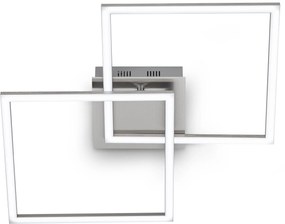 EGLO LED Plafoniera PALMAVES gri cu telecomanda 66,5/41,5/5,5 cm