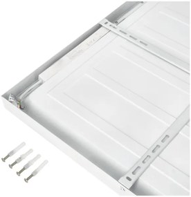 Panou LED aplicat BRISBANE LED/36W/230V 4000K 59,5x59,5 cm alb