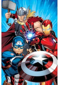 Pătură pentru copii din micropluș 100x150 cm Avengers Heroes – Jerry Fabrics