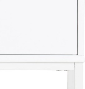 Noptieră Actona Mitra, 40 x 30 cm, alb