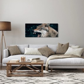 Tablou cu lup (120x50 cm)
