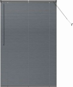 vidaXL Jaluzele venetiene Manual Gri închis 175 x 115 cm Aluminiu
