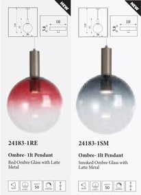 Lustra sticla cu lumina ambientala Ombre