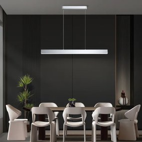 Lustră LED pe cablu Brilagi SLEEKLINE LED/40W/230V 3000/4500/6000K argintiu