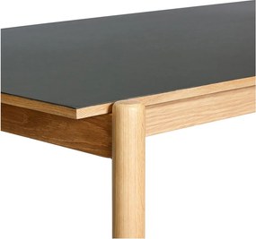 Masă de dining din lemn de stejar 107x190 cm Oblique – Hübsch