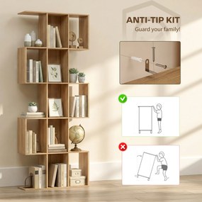 HOMCOM Divizor elegant cu design zigzag | Aosom Romania