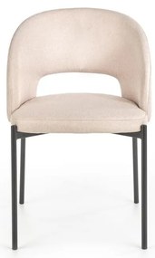 Scaun de bucaterie Alanna, bej/negru