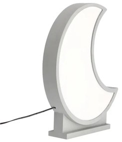 Lampă de birou pentru copii MOON LED/12W/230V, gri