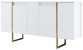 Set mobila sufragerie Luxe Alb 160x35x80 cm