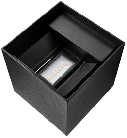 Aplica LED de exterior ambientala stil nordic IP44 Milda negru