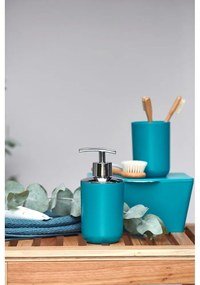 Dozator săpun lichid Wenko Brasil Petrol, albastru petrol