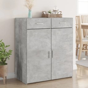 vidaXL Dulap, gri beton, 80x42,5x93 cm, lemn prelucrat