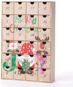 Calendarul de Advent cu sertare PAPER spiriduș