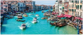 Tablou - Canalul Grande, Veneția, Italia (120x50 cm)