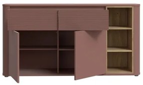 Comodă INAR, maro/stejar