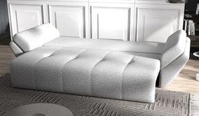 Canapea extensibilă dumonde cu ladă de depozitare si sezut confortabil din spuma high-density, Berlin Euphoria Dove 250x100 cm