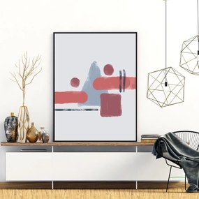 Poster - Abstracție pictată (A4)