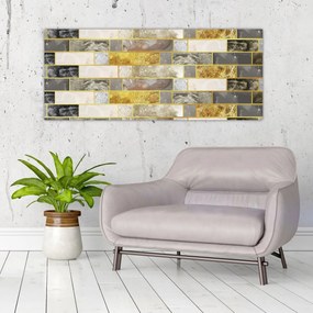 Tablou - Decor cu texturi (120x50 cm)