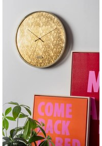 Karlsson 6005GD ceas de perete de design auriu,diametru 40 cm