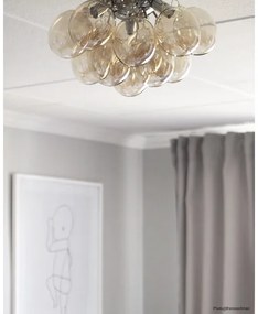 Plafonieră ByRydens 4200660-5503 GRANDE 3xG9/4W/230V fumuriu/maro