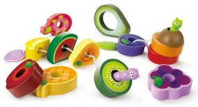 Play Set Hape  - gustări de fructe cu omizi
