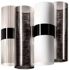 Aplica moderna design Art Deco realizata manual LA LOLLO Pewter