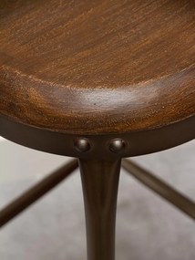 Scaun dining maro din lemn de pin, Atelier