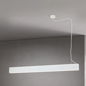 Lustra liniara aplicata/ suspendata LED CCT PALKKI 113cm, alb