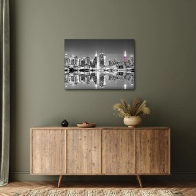 Tablou - New York și zgârie-norii mov (70x50 cm)