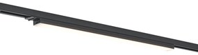 Plafonieră modernă neagră pentru sistem de șină monofazat 15W 1180 lm 2700-3800K - Iconic Tsiri