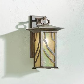 Quintiesse QN-MORRIS-L - Lampă de perete pentru exterior MORRIS L 1xE27/60W/230V IP44, finisaj bronz