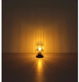 Lampă de masă Globo 15469TA NORMY 1xE27/40W/230V maro