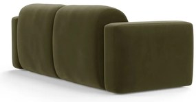 Canapea kaki cu tapițerie din catifea 220 cm Strino – Cosmopolitan Design