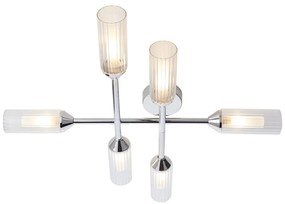 Lustră aplicată pentru baie Endon 95045 NATORI 6xG9/3W/230V IP44 crom lucios