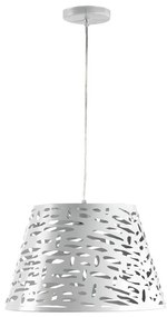 Lustră pe cablu ONLI RICKY 1xE27/15W/230V d. 40 cm alb